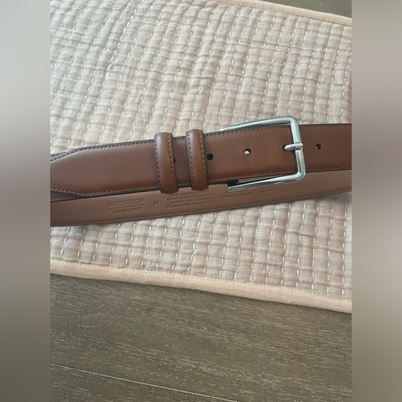 NORDSTROM Mercer Leather Belt Size 36 - Picture 1 of 5